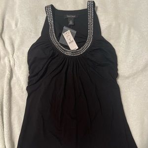 Black XS White House/Black Market Blouse